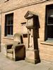 Grandad's Clock and Chair by Timothy Shutter